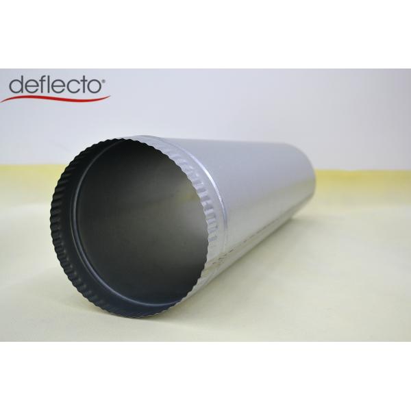 Galvanized Steel Rigid Air Duct Exhaust Hose 6 Inch Air Cooling / Air Heating
