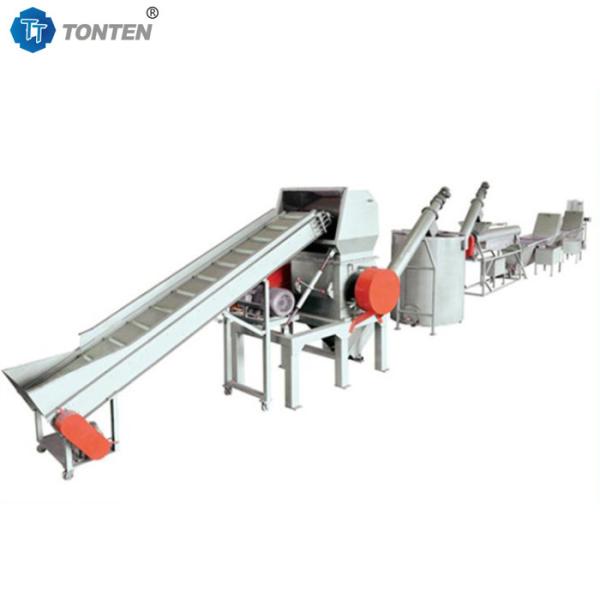 Plastic Bottle Recycling PET Plastic Bottle Crusher Cleaning Line Technology