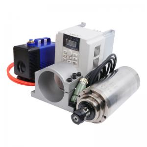  24000rpm Operating Speed Water Cooled Spindle Motor Kit for CNC Construction Works Manufactures