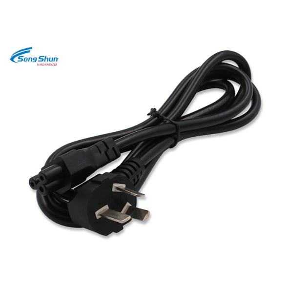 6FT Power Cord Cable 18AWG PVC IEC C5 3 Prong AC 0.75mm2 Bare Copper Conductor