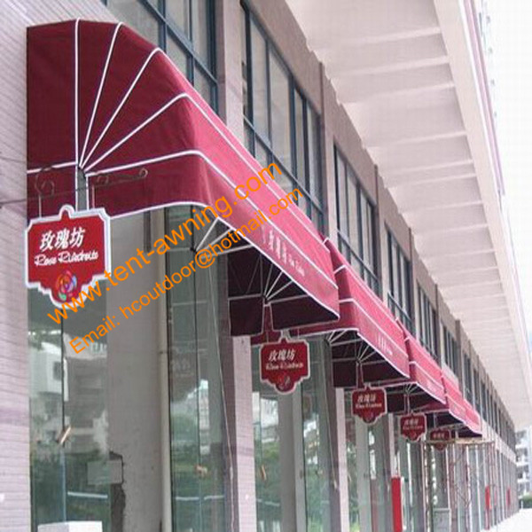 Outdoor Manual Retractable Door Entrance Dutch Awning Window Canopy