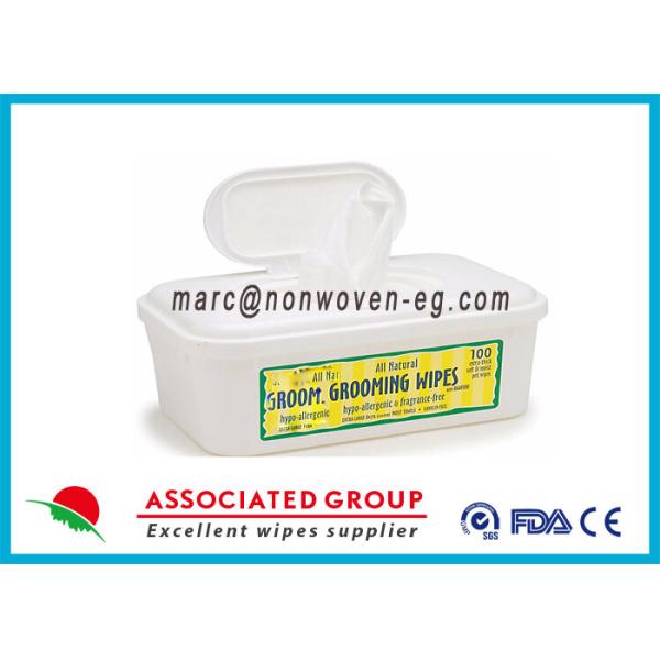 Natural Healthy Pet Cleaning Wipes Fragrance Free Compostable