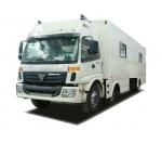 FOTON 6x2 Outdoor Mobile Camping Truck With Living Room and Kitchen