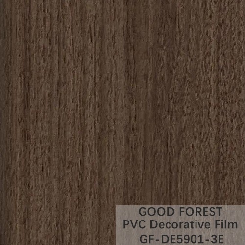 Wooden Grain Dark Wood Film Decorative 0.25mm - 0.60mm Thickness