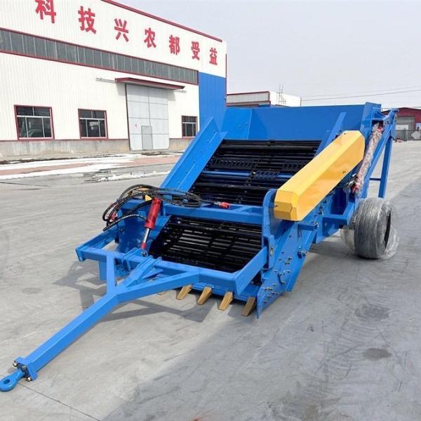 2 Wheel Agricultural Stone Pickers Tractor Mounted Blue Colour