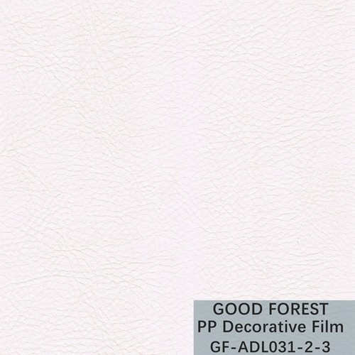 OEM Flattened PP Decorative Film Pure Color Series Crack Grain