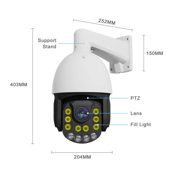 Poe Nvr Two Way Audio Auto 3mp Ptz Ip network Camera 18X Optical Zoom Ip Ptz 30x Zoom Camera
