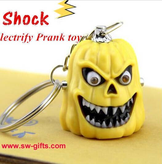 Funny Hallowmas Pumpkin Type Electric Shock Toy Novelty Joke Gifts Prank Toys Trick Toy