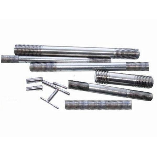 3/8 White Zinc Plated DIN976 Double End Threaded Rod Preventing Corrosion Convenient Use