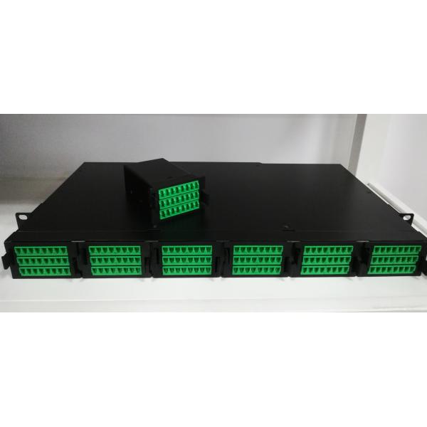 144f patch panel high density rack mount with cassette 1U HD panel MPO/MTP