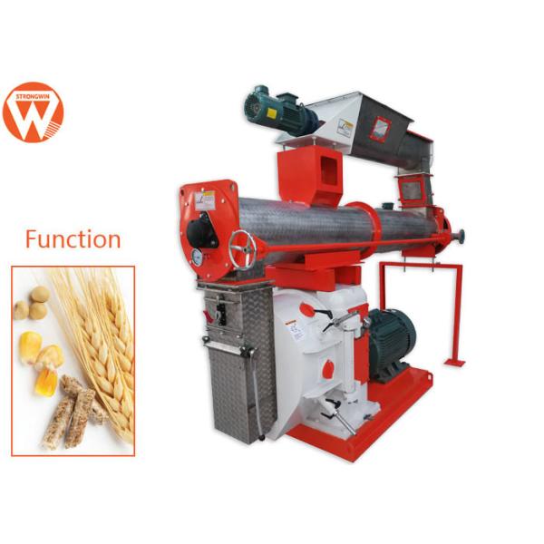 Optimized Ring Die Feed Pellet Machine 304 Stainless Steel Conditioner For Poultry Farms