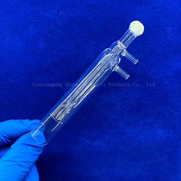 Custom Machining High Precision Quartz Ball Head Welding Photovoltaic Clear Quartz Glass Ball Head Tube