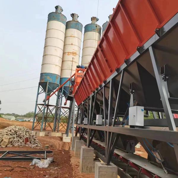 HZS100 Automatic Batching Plant Readymix Concrete Plant systems