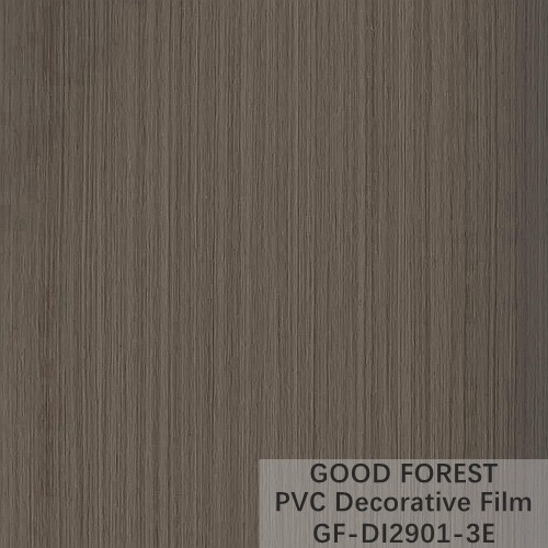Partition PVC Decorative Film 0.25mm - 0.60mm Thickness Dark Grey Color