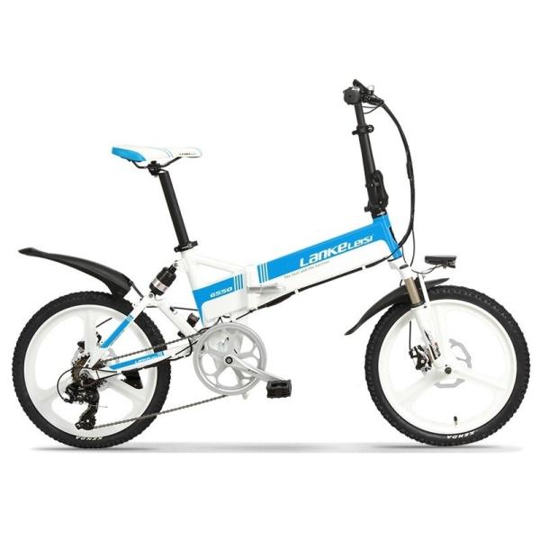 400w Portable Electric Bike , 20 Inch PAS Folding E Bike Lithium Battery