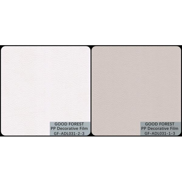 OEM Flattened PP Decorative Film Pure Color Series Crack Grain