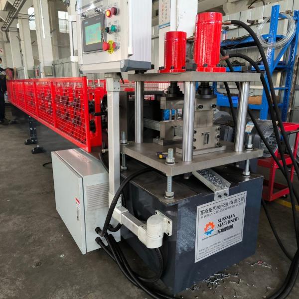 22 Gauge Steel Overhead Garage Door Struts U Bar Roll Forming Machine