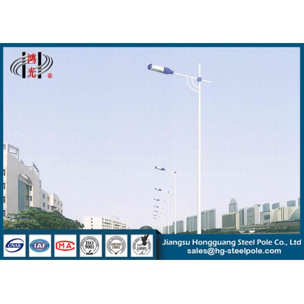 250W Polygonal / Conical Street Light Poles for Highway Lighting