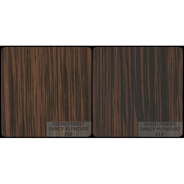 ODM Fancy Plywood Board Customized Ebony Veneer Plywood Panel