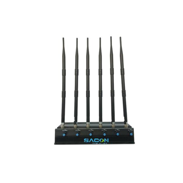 50m Range High Frequency Wireless Cell Phone Jammer with Car Charger for Mobile Signal Blocking