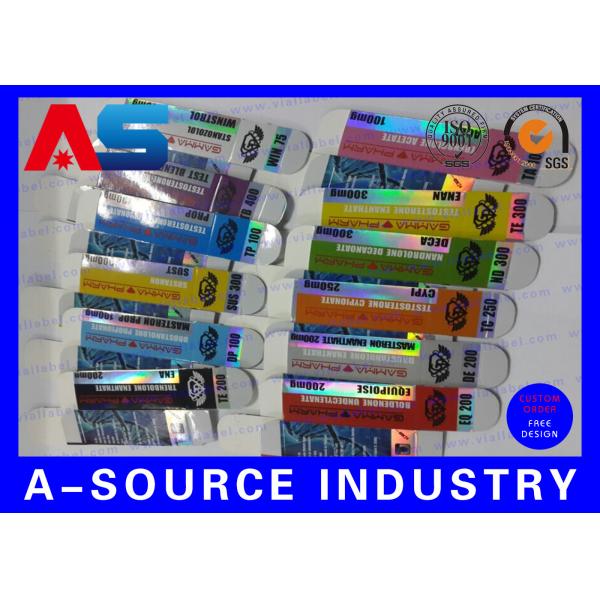 Customized Holographic 10ml Vial Boxes / Small Medical Packaging Storage Boxes For Oils