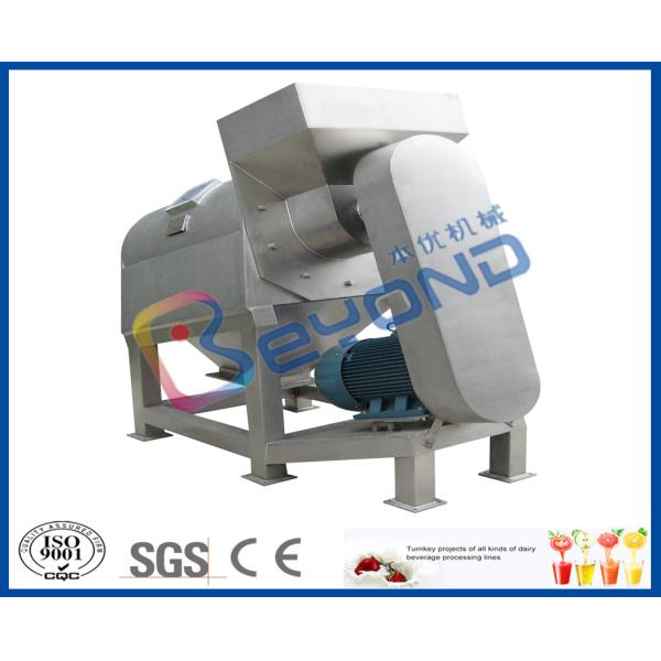 Automatic Double Stage Pulping Fruit Processing Equipment High Speed