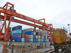  A6 A7 40 Ton Rail Mounted Gantry Crane Seaport RMG Container Cranes Manufactures