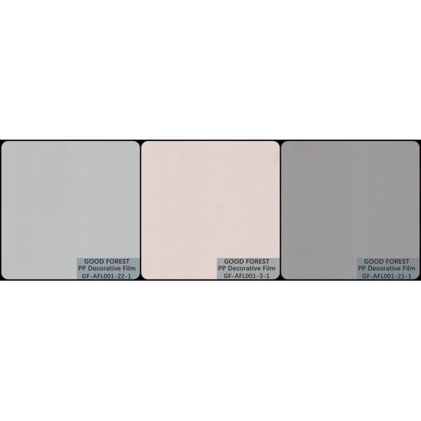 Decorative White Polypropylene Film Degradable Skin Feeling Series