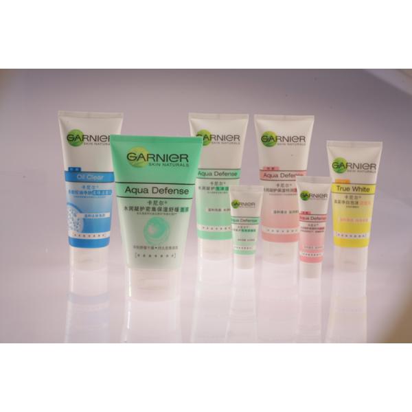 Colored ABL Laminate Tube Flat Printing 325μ Thickness for Facial Cleanser