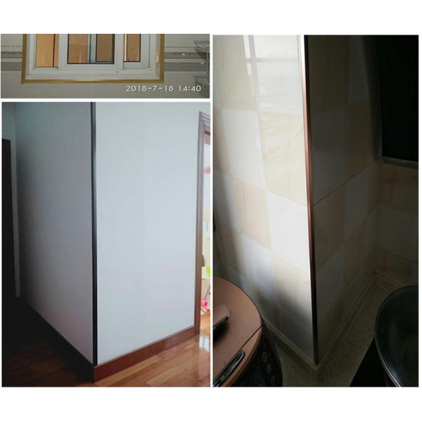 Aluminium Corner Protector Aluminum Tile Trim Wall Anti Collision Strips