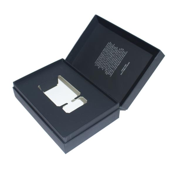 Black And White Perfume Box Packaging Design With Magnetic Closure For Small Business
