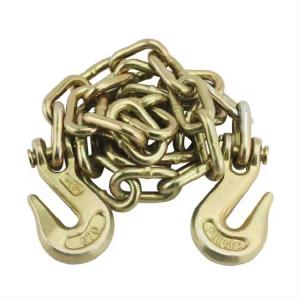 China Diameter 8mm G70 Truck Chain Trailer Chain With Clevis Grab Hooks for Cargo Control on sale