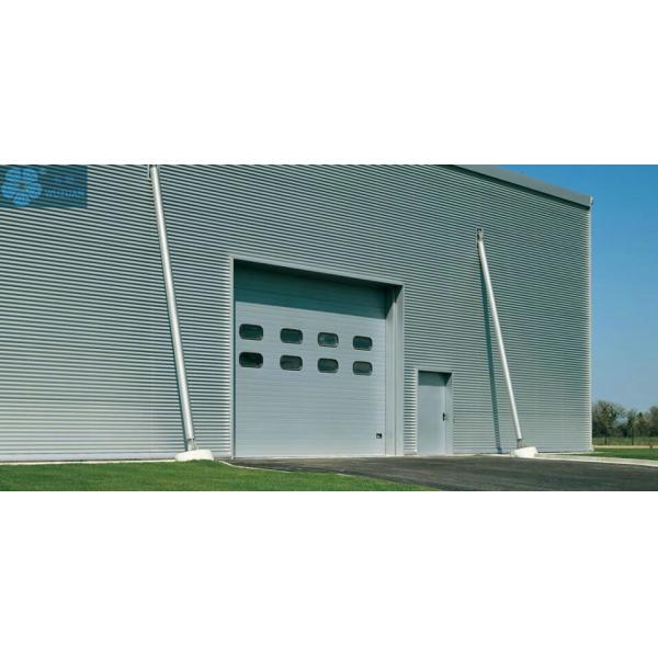 50mm 4000mm Height Galvanized Steel Industrial Overhead Door