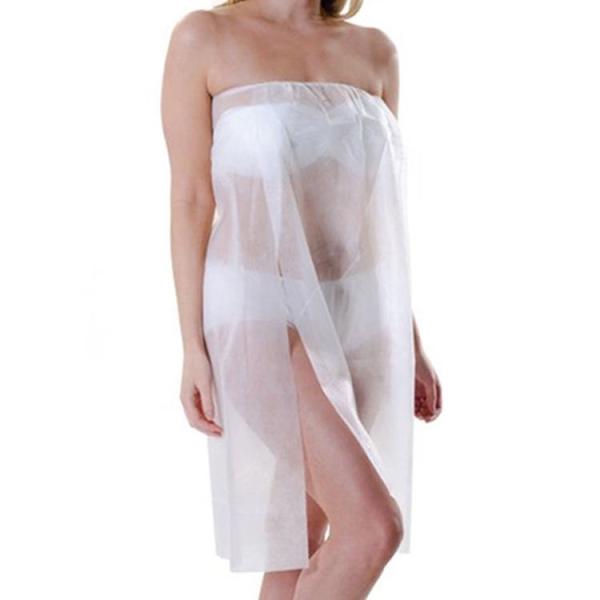Disposable Nonwoven Kimono Men & Women Bathrobe Kimonos Spa Hairdressing Waterproof Disposable Bathrobes