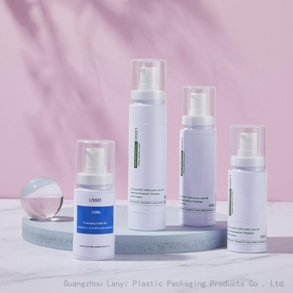 White Cylinder 30ml 50ml 60ml PET Face Mist Spray Bottle