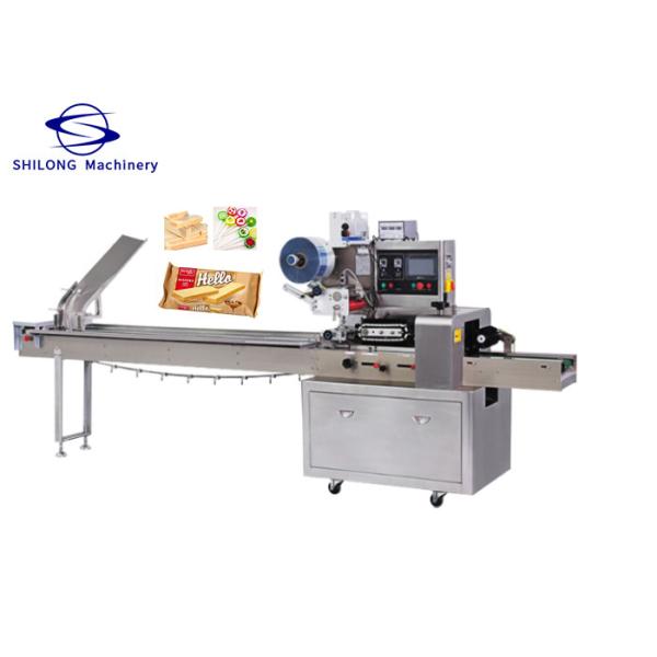 Full Automatic Horizontal Packing Machine For Bread Cookies Fruits Vegetables