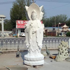  White Custom Marble Sculpture Outdoor Religious Statue Manufactures