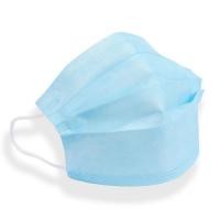Non Irritating 3 Ply Disposable Face Mask Fiberglass Free Good Air Permeability
