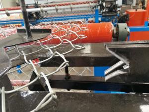  Fully Automatic Diamond Wire Mesh Weaving Machine PLC Control For Playground Manufactures