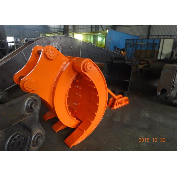 Mechanical Type Heavy Duty Rock Grapples For Excavators Hitachi ZX330