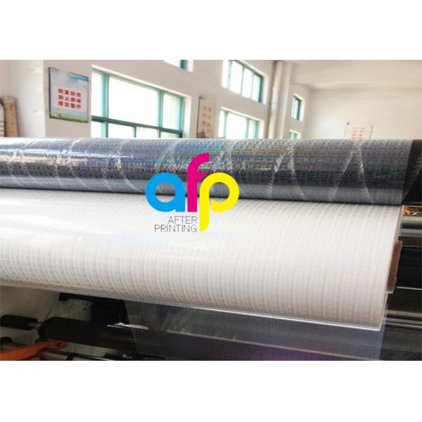 Transparent Holographic Bopp Lamination Film 26micron Standard / Customized Pattern