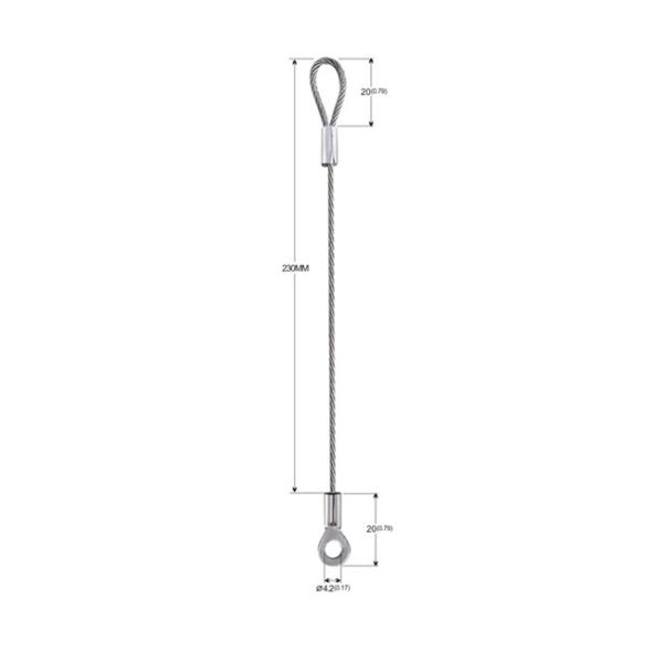 Galvanized Wire Rope Lifting Slings For Hanging Light To Prevent Fall  YW86517