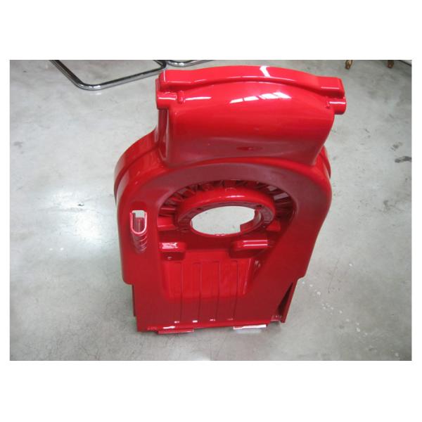 Auto Parts Injection Molding Services / Gloss Finish Red ABS Automotive Injection Molding