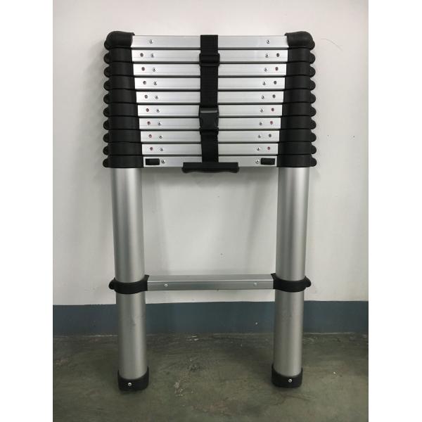 En131 Silver 2.6m Aluminum Telescopic Extension Ladder