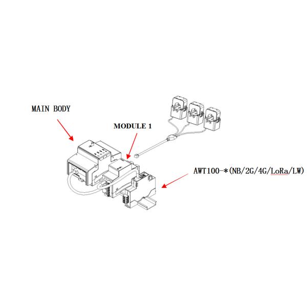 ADW200 45～65Hz Wireless Energy Meter / Multi Circuit Power Meter