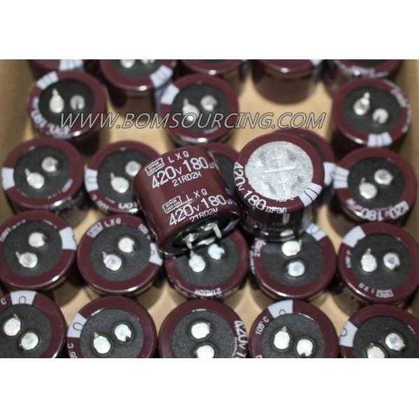 LXQ Series General Purpose Capacitor 180uF 420V D30H25 ELXQ421VSN181MR25S
