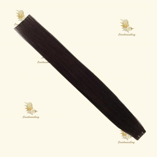 Chinese Hair Jet Black Invisible Seamless Injected Tape Human Hair Extensions with 1