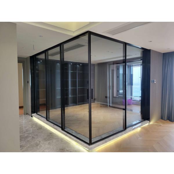 Residential Security Aluminium Sliding Doors Low Maintenance Noise Reduction