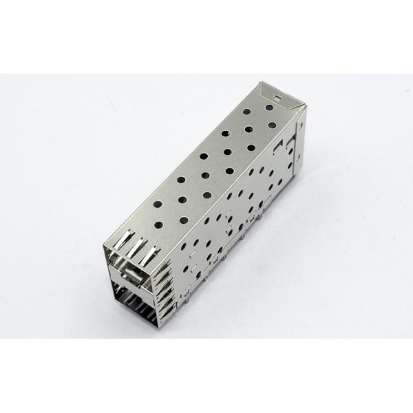 2x1 Sfp Cage Connector / Sfp Port Connector 250 Mating Cycles Min Durability