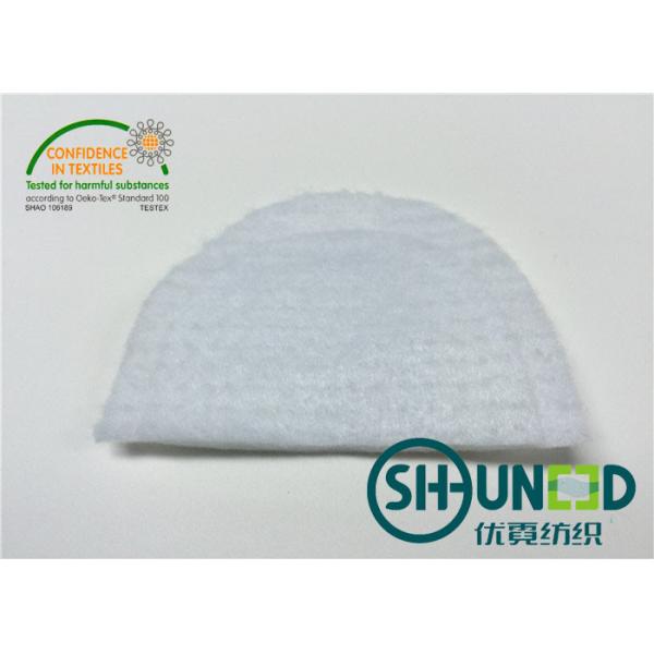 Small Sewing Suit Shoulder Pads Polyester With White / Black Color